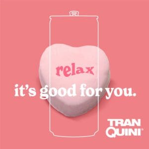 TranQuini and Valentines day candy are the perfect pair